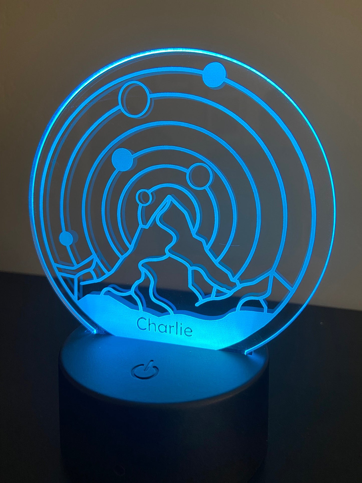 Personalized Mountain Astro LED Nightlight