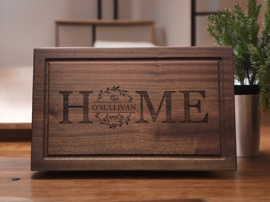 Personalized Large Cutting Board, Realtor Gift for Housewarming