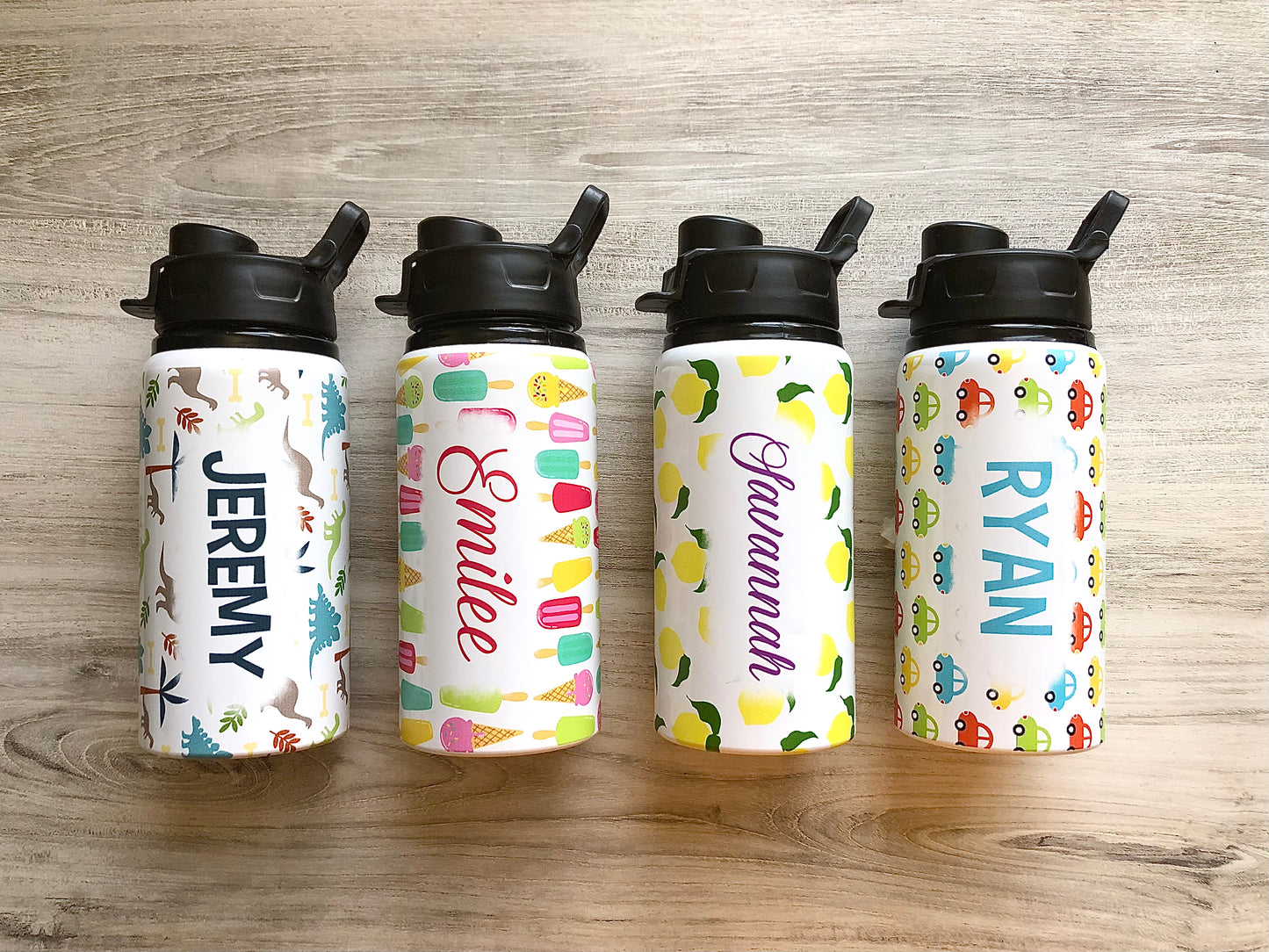 Personalized Summer Kids Water Bottle