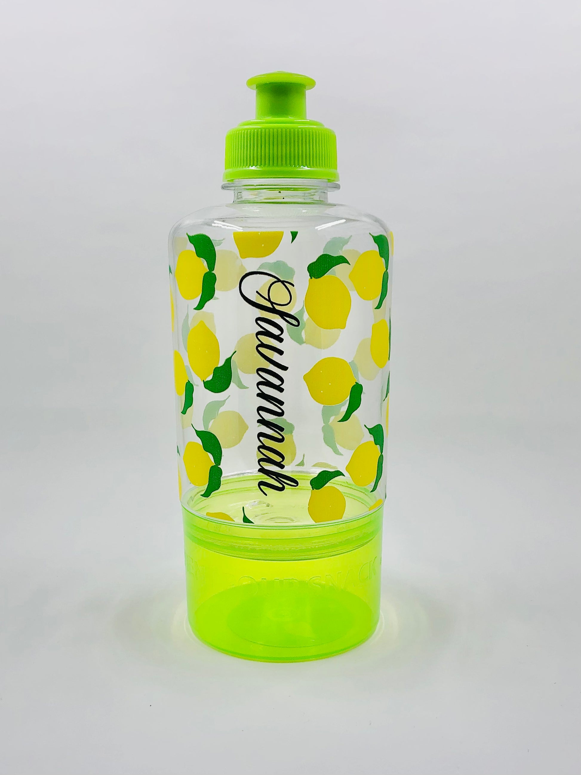 New kids water bottle With Built In Snack Compartment - Drinkware