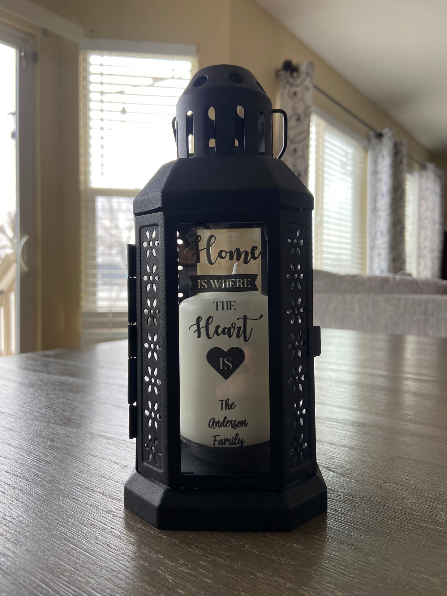 Personalized Indoor/Outdoor Candle Lantern