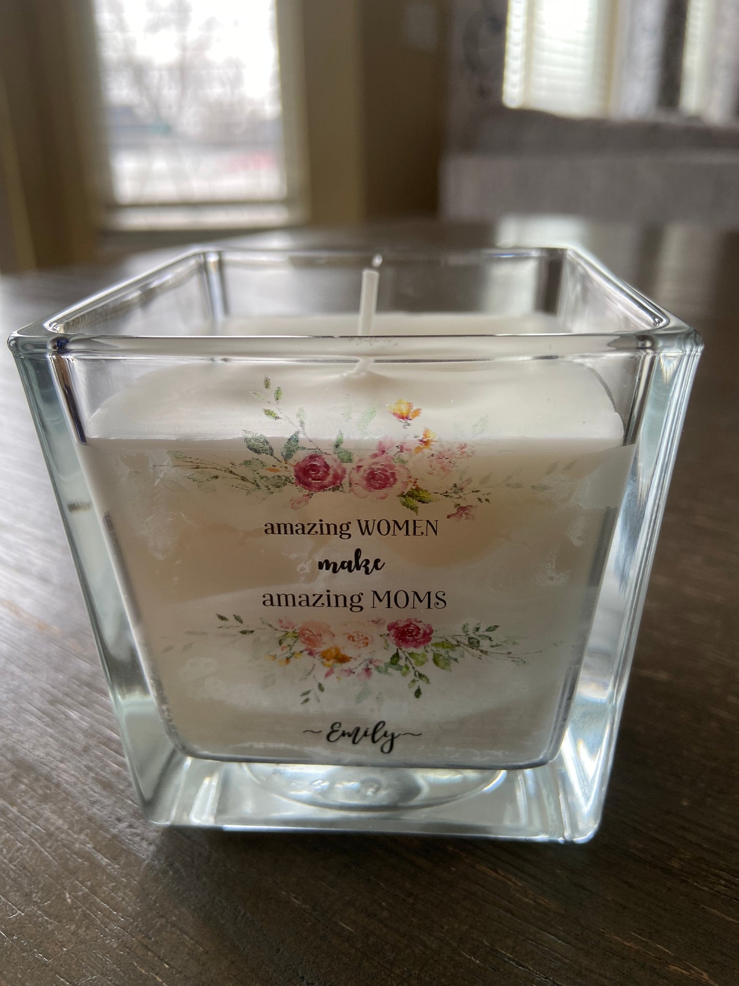 Personalized Mother's Day Scented Candle in Glass