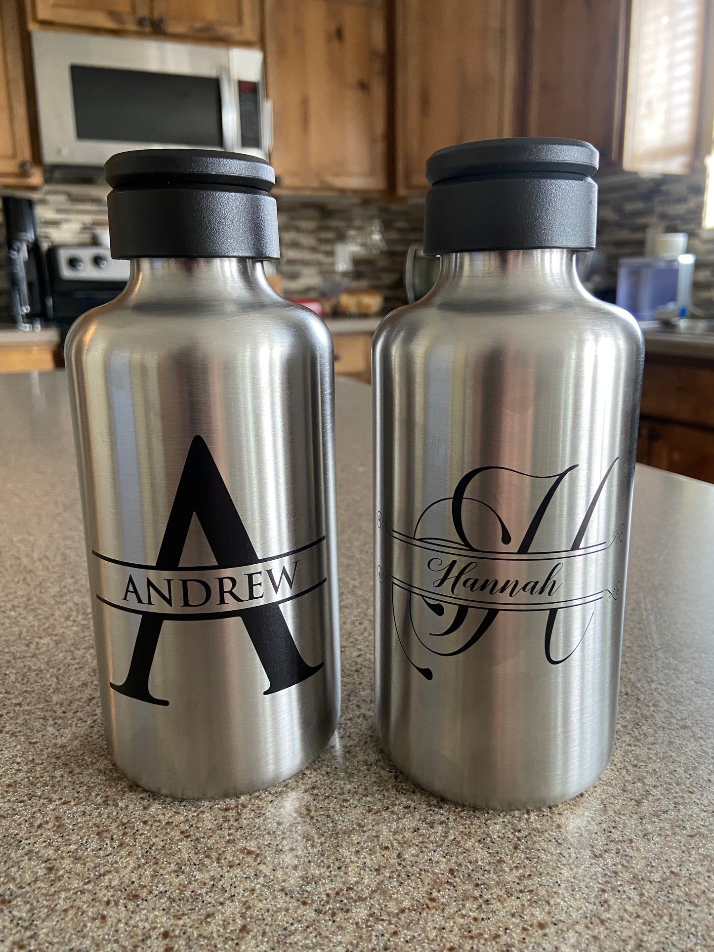 Personalized 24 oz Stainless Steel Water Bottle