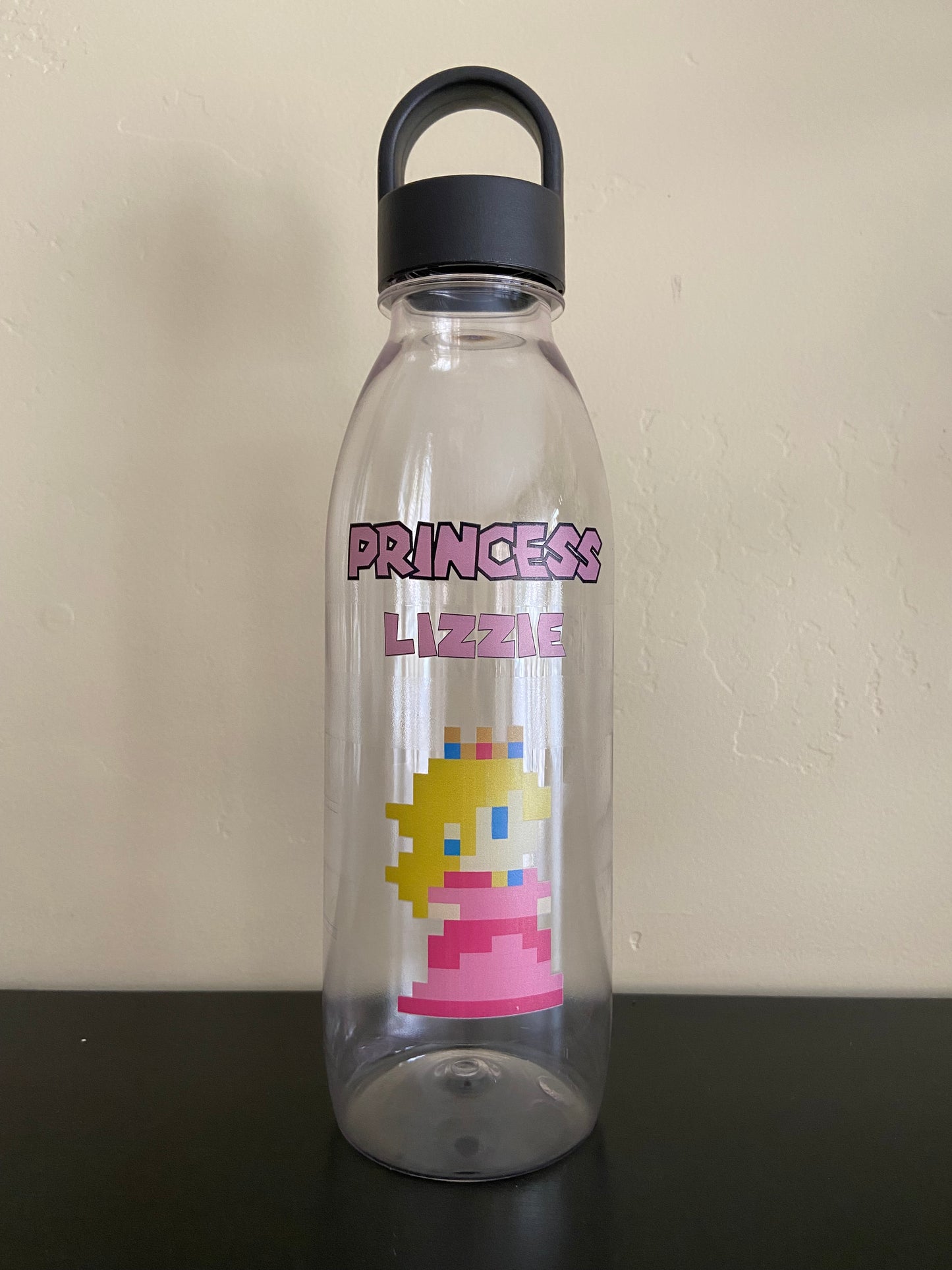 Fun Pixel Design Personalized Kids Water Bottles