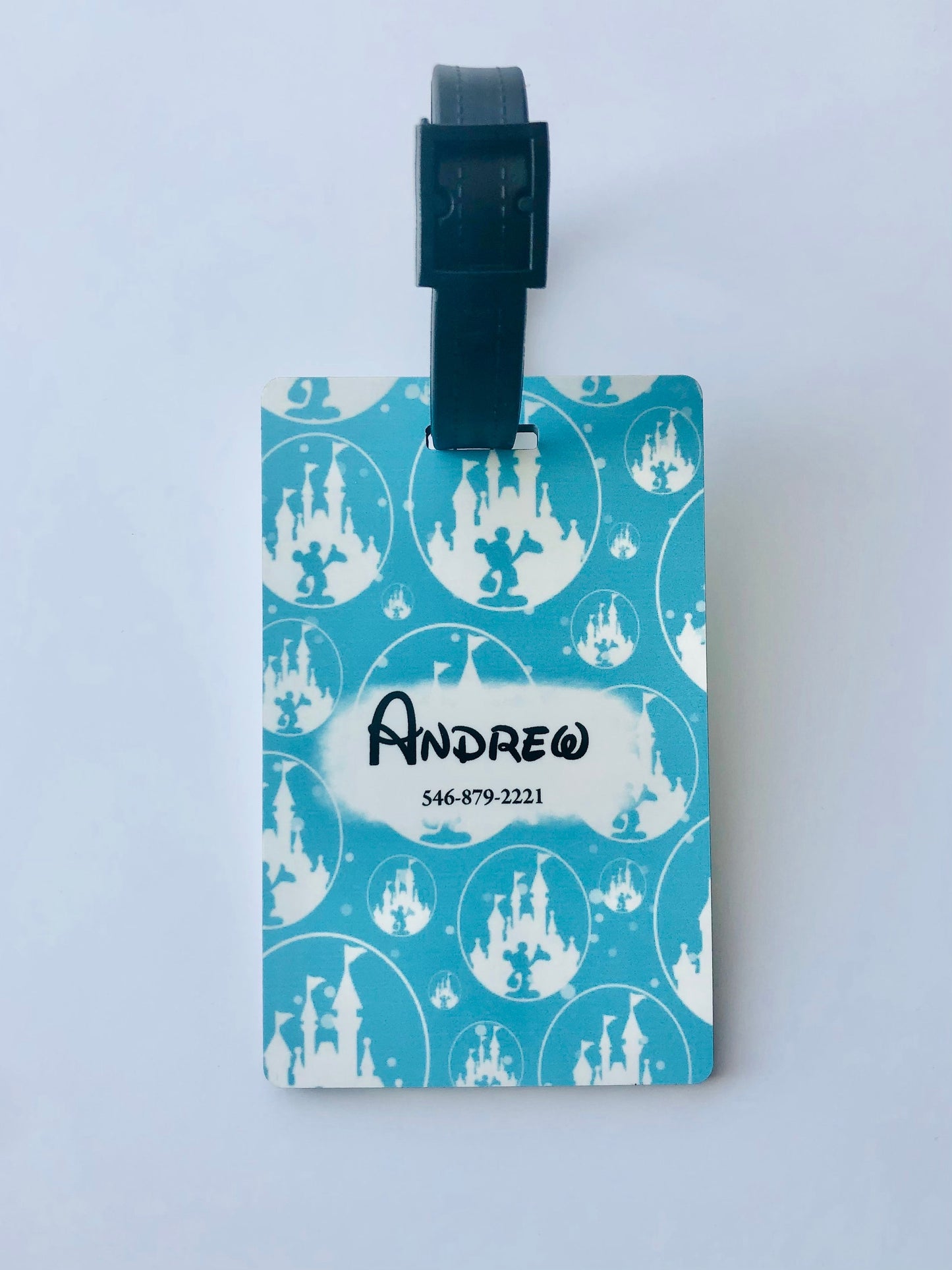 Personalized Disney Luggage Tags | Disney Bag Tags | Monogramed Disney Luggage Tags | Custom Printed Disney Luggage Tags